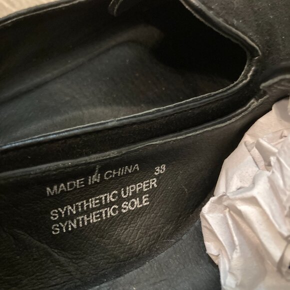 Steve Madden Black Dream Flats - Picture 2 of 5